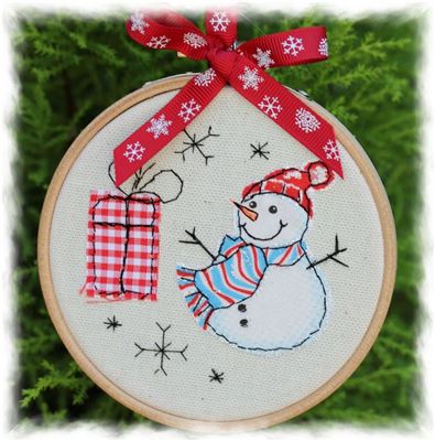 Hoop Kit - Snowman Parcel